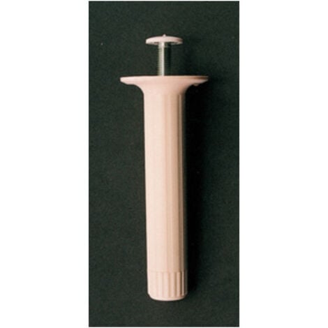 PIEDINO IN ABS D.28 CM. 10 BIANCO. Prezzo per 1 pezzo.