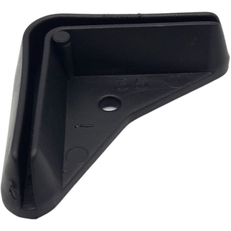 Image of Prometal - Piedino in plastica nera per angolare scaffale in metallo 35 x 35 mm