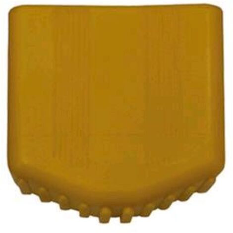 PIEDINO in PVC per SCALA SINGOLA Esterno 24x60 mm GIALLO MAURER