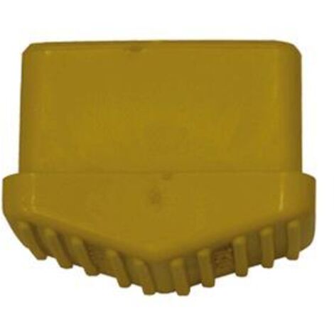 PIEDINO in PVC per SCALA SINGOLA Interno BASSO 24x50 mm GIALLO MAURER