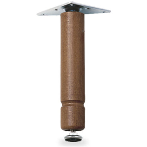 PIEDINO LEGNO COMPL.X MOB.CM.20 NOCE. Prezzo per 1 pezzo.