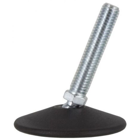 PIEDINO OSCILLANTE ACCIAIO ZINCATO MA10XD 60 MM 25 PZ