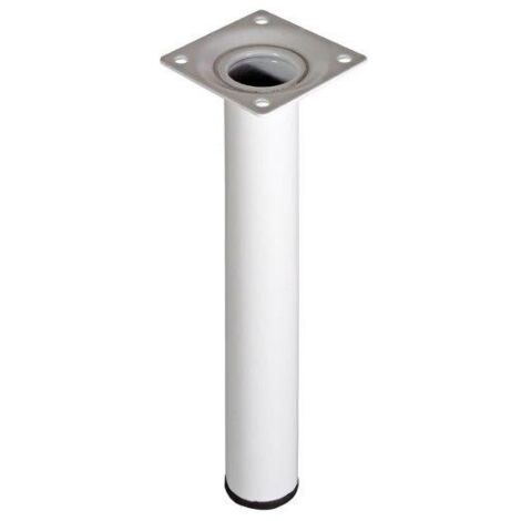 Piedino per mobile piatto 30mm H.400mm bianco ELEMENT SYSTEM (Per 4)