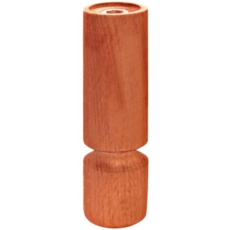 PIEDINO PER MOBILI IN LEGNO DI CILIEGIOSERIE BIRILLO  Ø40MM - H.80MM