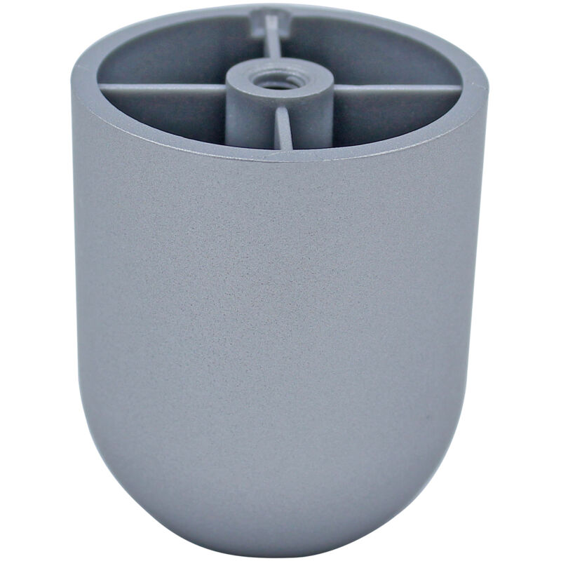 Piedino plast.grigio MM.50XH.60