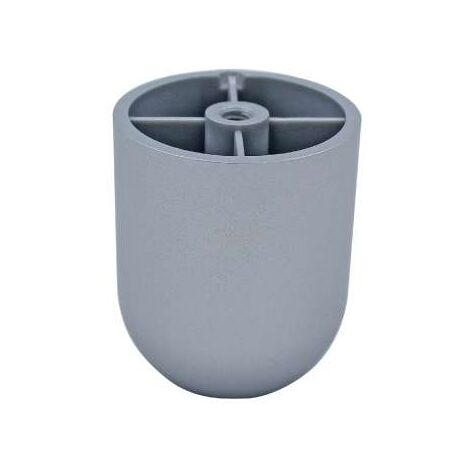 Piedino Plastica Grigio Mm.50Xh.60