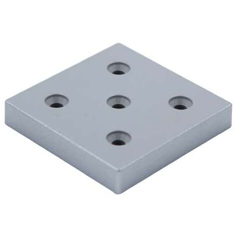 Piedino Quadro Grigio Mm.60X60 H.Mm.10