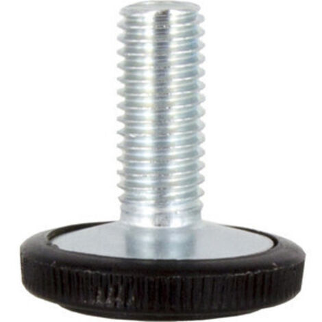 Piedino Regolabile Acciaio Ma8 Per D 30 Mm - 50 Pz