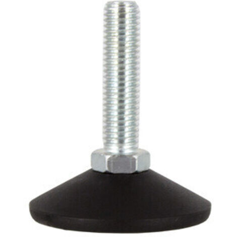 PIEDINO REGOLABILE ACCIAIO ZINCATO MA10 X D 40 MM- 50,0 pz