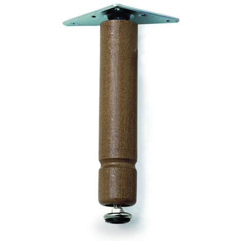 PIEDINO REGOLABILE CON PIASTRA  Col. Noce cm. 10 20.00 pz