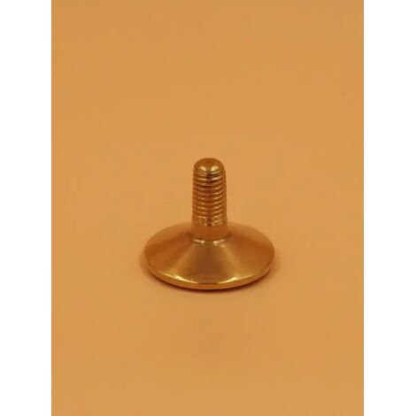 Piedino regolabile in ottone diametro 40 mm m10 conf. da 25 pz