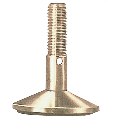 PIEDINO REGOLABILE OTTONE MA12 X D 60 MM- 10,0 pz