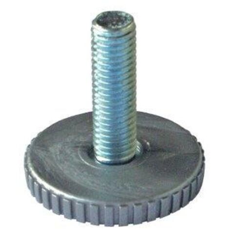 PIEDINO REGOLABILE PER GAMBE LETTO D.42 GRIGIO