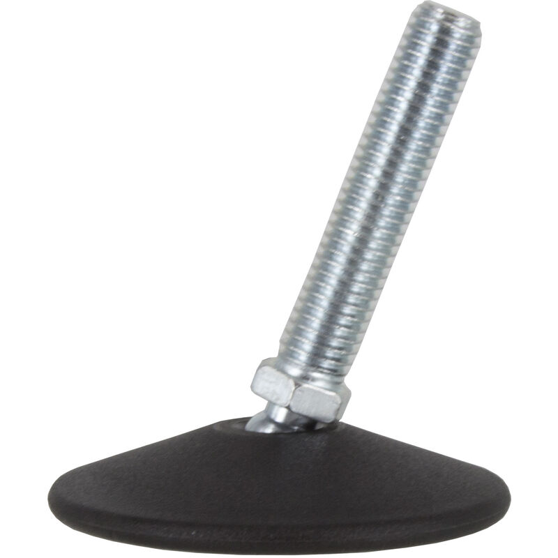 Piedino reg.oscillante zincato ma10 x d.mm.60