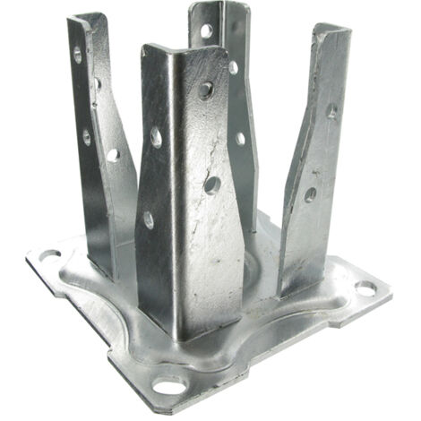 Piedistallo quadrato da giardino con bulloni AG527P 90x134x90x150x150 - Spessore 3mm