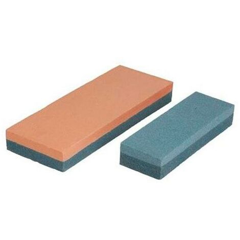 Piedra de afilar combinada - talla Gr. 120/240 150x50x25 mm. Rectificado y recuperado de filos.
