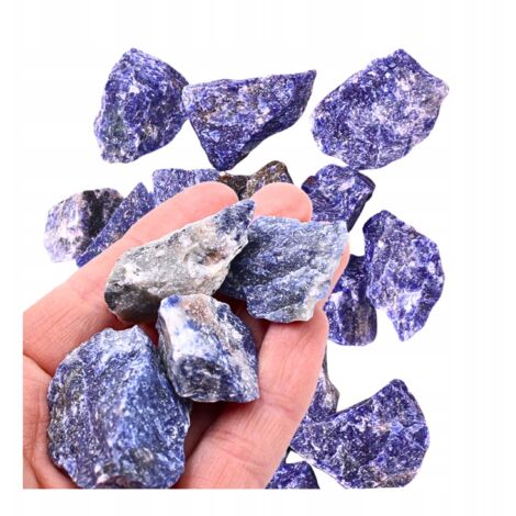 Piedras de sodalita en bruto de 1,5 a 4 cm