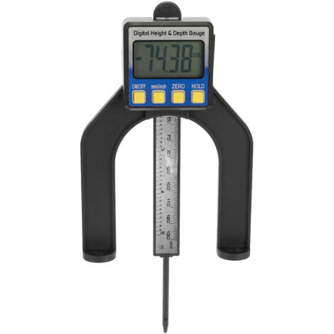 Pieds à coulisse de haute précision avec affichage numérique LCD, outil de mesure pour le travail du bois, plage de mesure 0-85 mm, avec aimant sur la base