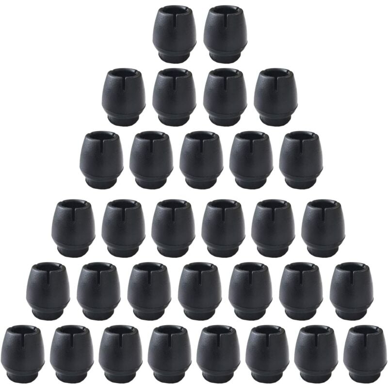 Pieds antidérapants en silicone pour tables et chaises, 32 pièces 12-16mm capuchons de chaises Protecteurs de pieds de chaises pour pieds de meubles