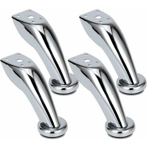 Pieds Canapé Épais Acier Inoxydable, Starlight Pieds de Meubles, Pieds Chromé, Meubles Armoire Lit Canapé Pieds, pour Canapés, Chaises, Tabourets, Armoires 4 PiècesSTARLIGHT thsinde--