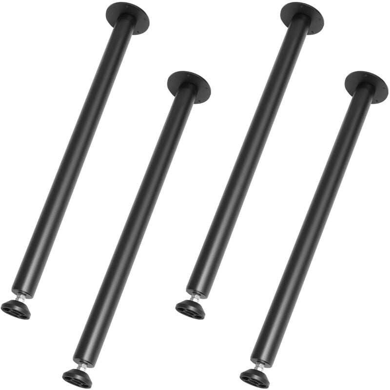 Mophorn - Pieds de bureau réglables 762 mm, lot de 4 en acier renforcé robuste pour meubles de bricolage, capacité de charge de 544,3 kg,