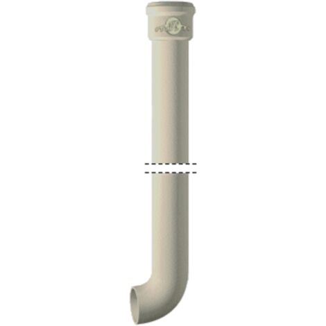 Pieds de chute résidentiel coudés - Ø intérieur 100 mm Longueur : 1 m - Emboîtement standard - 155640
