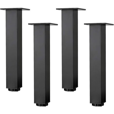 Pieds de meuble réglables en aluminium – Hauteur 5-35 cm – Antidérapants et résistants à l'usure – Lot de 4 pièces pour canapés et tables – Yidomde