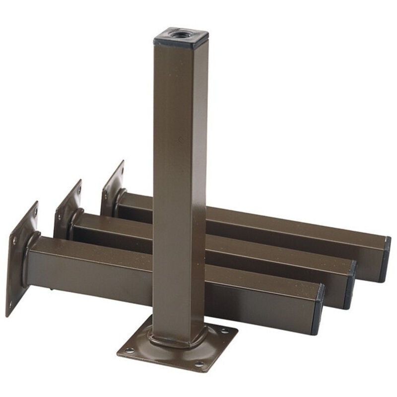 Element System - Pieds meubles chromé 25x25mm H.150mm (Par 4)