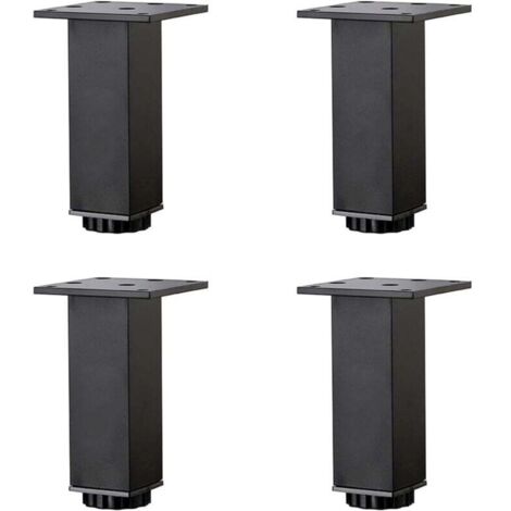 Pieds de Meubles en Alliage D'aluminium Réglables en Hauteur,Pieds de Table Basse de Canapé,Pieds D'armoire de Salle de Bain de Lavabo (12cm/4.7in)