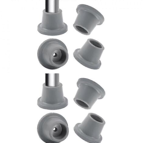Pieds de rechange en caoutchouc résistants pour chaise de douche, siège de bain, tabouret de douche, antidérapants, lot de 8
