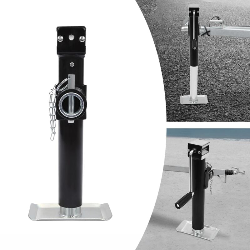Support de levage latéral pour caravanes Charge maximale 1000 kg avec manivelles