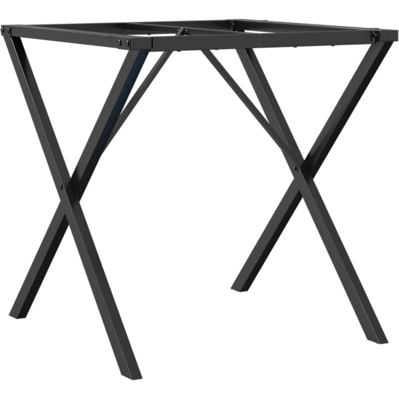 Vidaxl - Pieds de table à manger cadre en x 60x60x73 cm acier