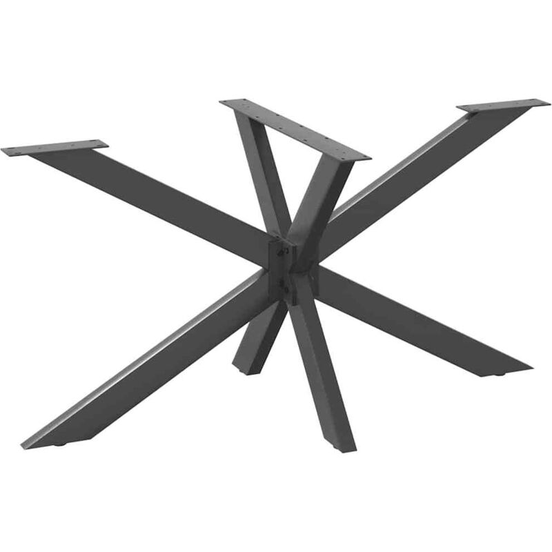 vidaXL Pied de table à manger forme d'araignée 150x78x(72-73) cm