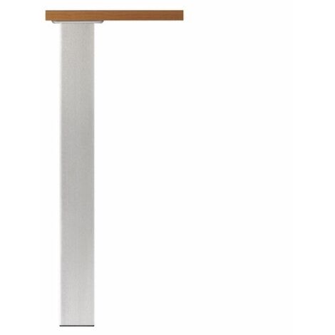 Pieds de table acier 705 - carré 80 - Quadra 649 - CAMAR