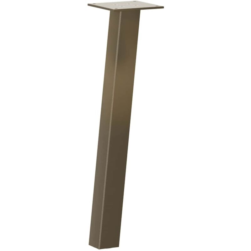 Pieds de table basse 4 pièces Acier naturel 30 cm Acier vidaXL