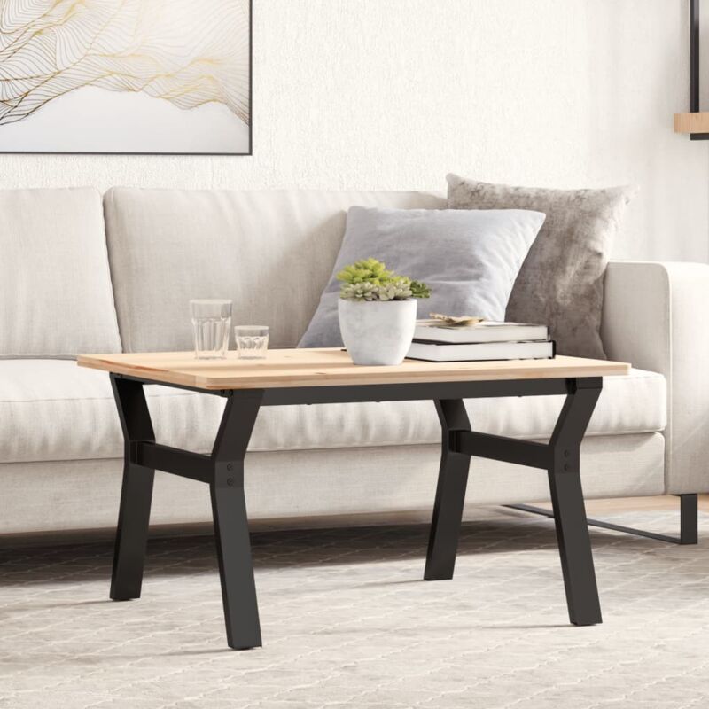 Pieds de table basse cadre en y 70x60x43 cm fonte