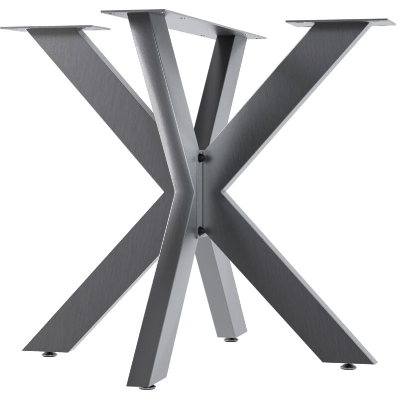 CLP - Pieds de table Biloxi Acier inoxydable 85x85 cm CLP - Pieds de table Biloxi Acier inoxydable 85x85 cm