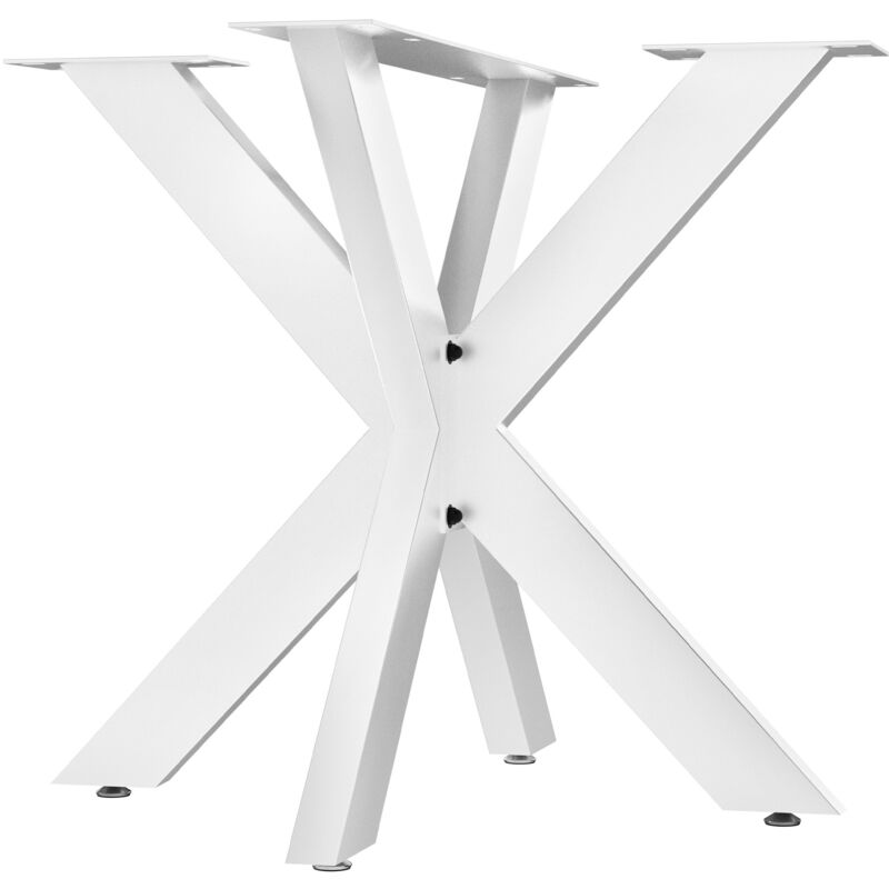 Pieds de table Biloxi Blanc 85x85 cm