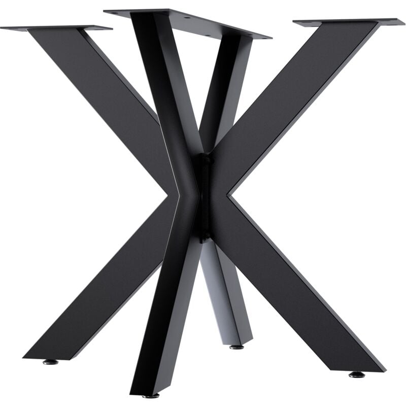 Pieds de table Biloxi Noir 85x85 cm