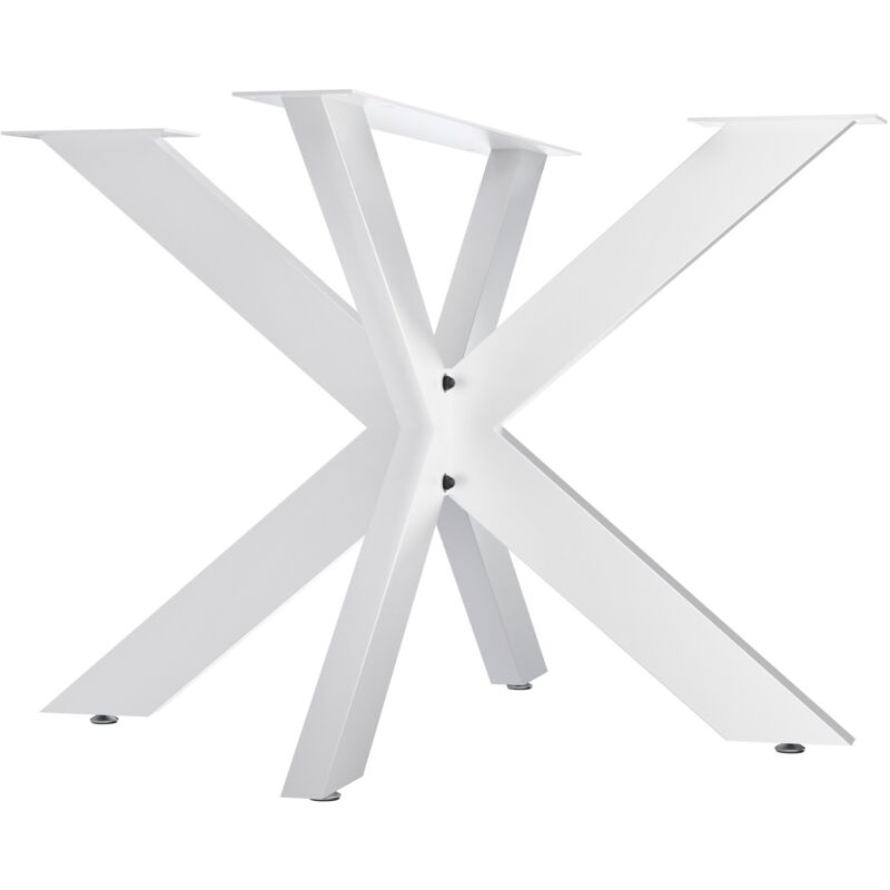 Pieds de table Biloxi Blanc 100x100 cm