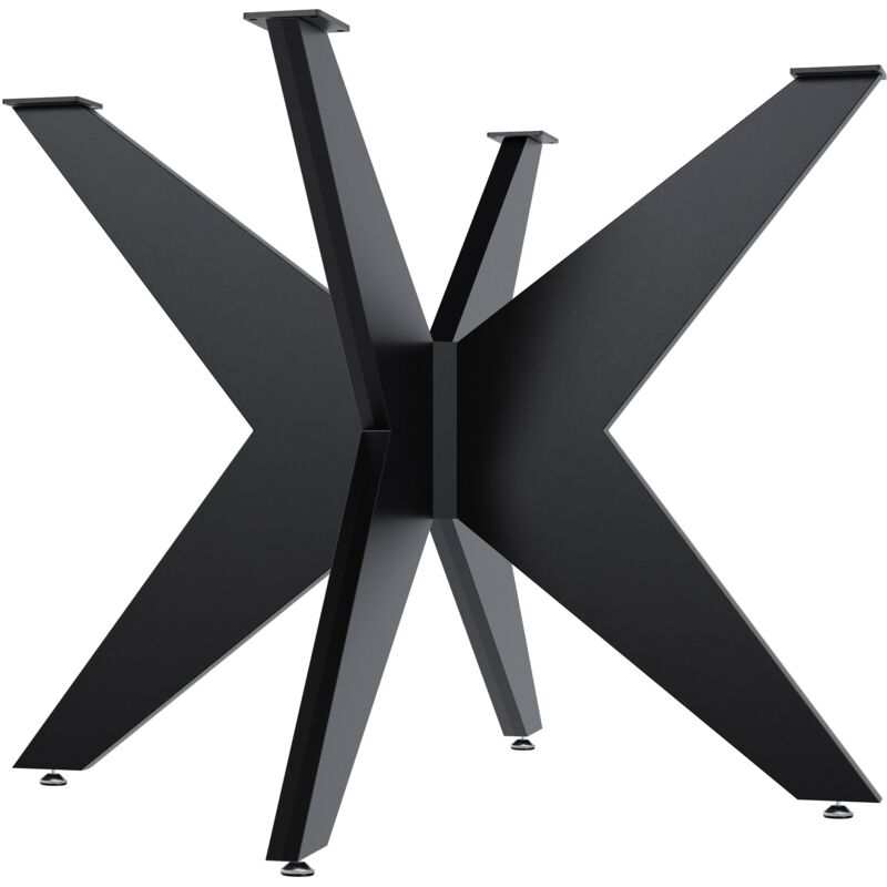 Pieds de table Delmont Noir 95x95 cm