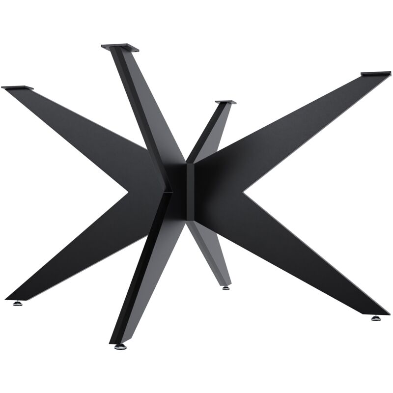 Pieds de table Delmont Noir 130x130 cm