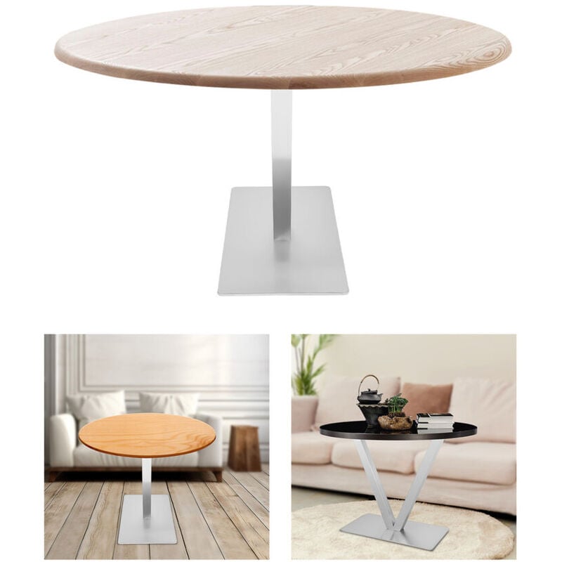 Pieds de table en acier inoxydable Pied de table Pied de table en forme de "v"