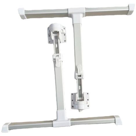 Pieds de Table Escamotables Hauteur 28 cm - Pour Bureau et Table Basse Modulable