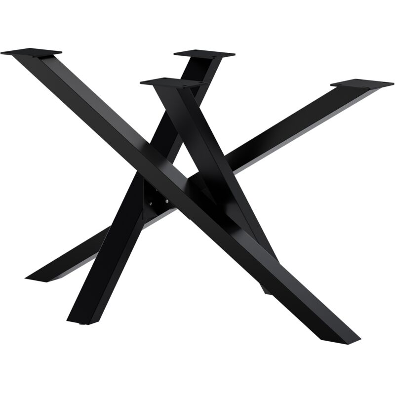 Pieds de table Finney Noir 120x70x72 cm