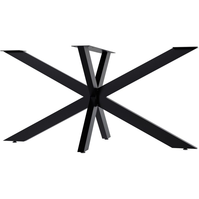 CLP - Pieds de table Hardwick Noir 150x78x71 cm