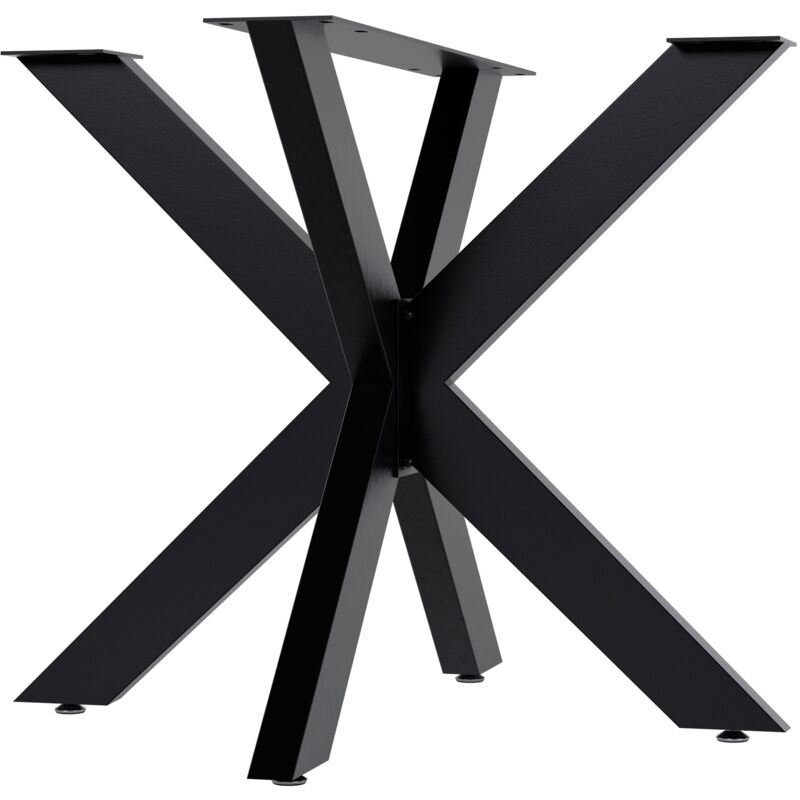 CLP - Pieds de table Hardwick Noir 85x85x71 cm