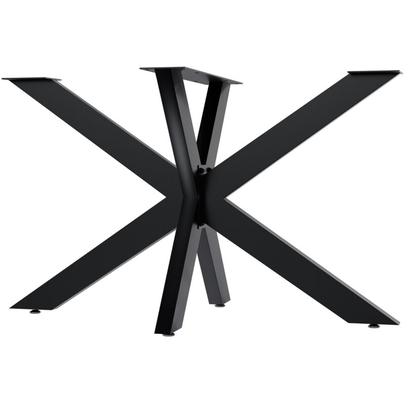 CLP - Pieds de table Hardwick Noir 120x68x71 cm