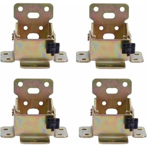Pieds de table pliables, charnières autobloquantes, support pliable, supports d'étagère pliables pour mécanismes de table, de lit et de meubles, pieds de table et de chaise extensibles (dorés)