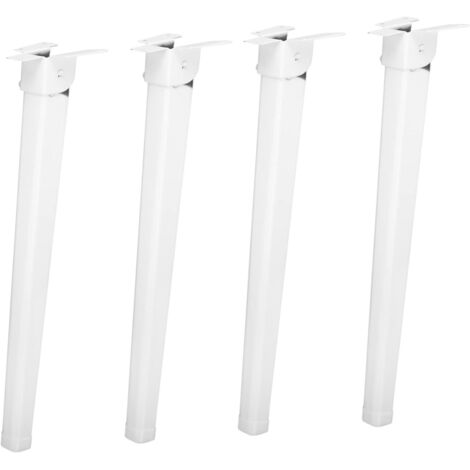 pieds de table pliables en m tal hauteur 28 cm robustes
